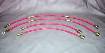 Picture of stainless steel brake lines